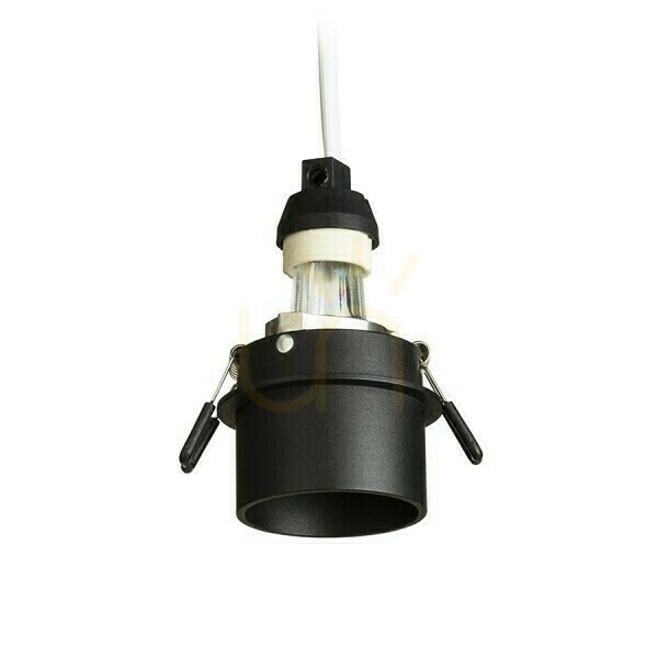 Előnézet Orta süllyesztett mennyezeti lámpák fekete 230 V Led Gu10 9 W. Orta süllyesztett mennyezeti lámpák fekete 230 V Led Gu10 9 W.