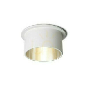 Orta süllyesztett mennyezeti lencse fehér alumínium 230 V Led Gu10 9 W. small 1