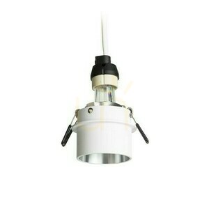 Orta süllyesztett mennyezeti lencse fehér alumínium 230 V Led Gu10 9 W. small 2