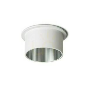 Orta süllyesztett mennyezeti lencse fehér alumínium 230 V Led Gu10 9 W. small 3
