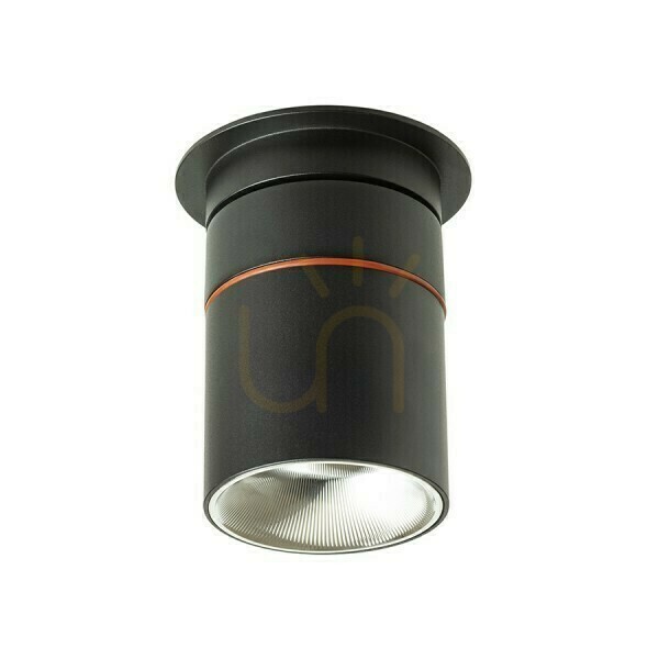 Kilátás Augusta süllyesztett mennyezeti lencse fekete króm 230 V Led 12 W 36° 3000 K Augusta süllyesztett mennyezeti lencse fekete króm 230 V Led 12 W 36° 3000 K