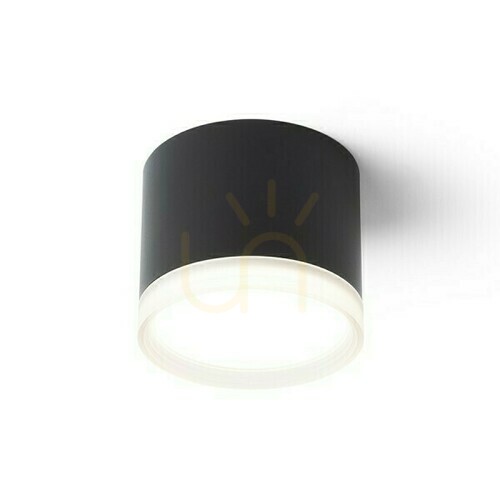 Jelölje be Downlight Mema mennyezeti fekete szatén akril 230 V Led Gx53 7 W.