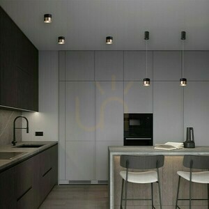 Juniper felületre szerelhető mennyezeti LED spotlámpa fekete/arany 15 W 3000 K small 2
