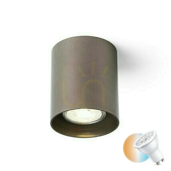 Jelölje be Mantova I mennyezeti lámpa Brushed Bronze 230 V Led Gu10 7 W. Mantova I mennyezeti lámpa Brushed Bronze 230 V Led Gu10 7 W.