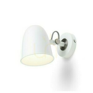 Rendl DANNY WALL fehér matt nikkel falilámpa E14 5 W R14185 small 3