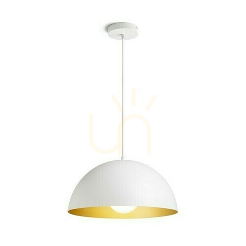 Jelölje be Gladys 40 fehér/arany függőlámpa 230 V Led E27 30 W.