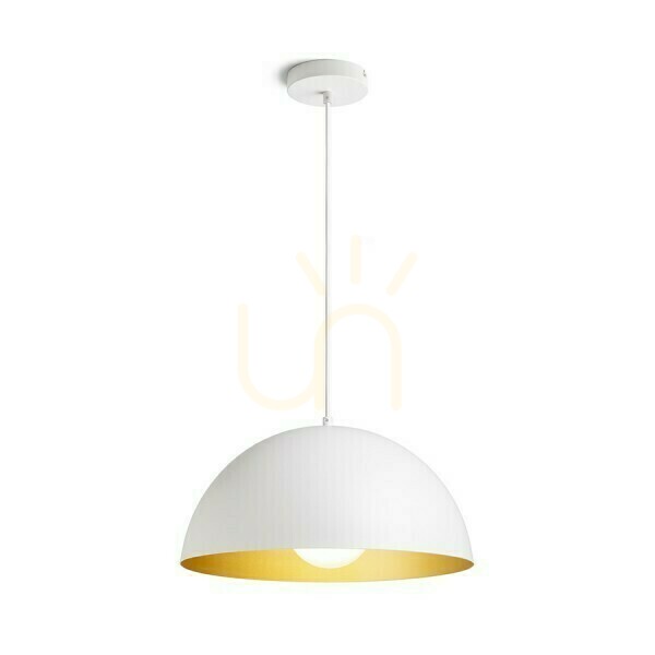 Jelölje be Gladys 40 fehér/arany függőlámpa 230 V Led E27 30 W. Gladys 40 fehér/arany függőlámpa 230 V Led E27 30 W.