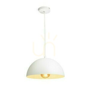 Gladys 30 fehér/fehér 230 V Led E27 15 W függőlámpa. small 0