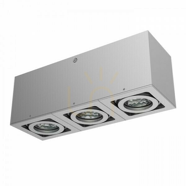 Kijelző Berit Iii mennyezeti alumínium 230 V Gu10 3x50 W. Berit Iii mennyezeti alumínium 230 V Gu10 3x50 W.