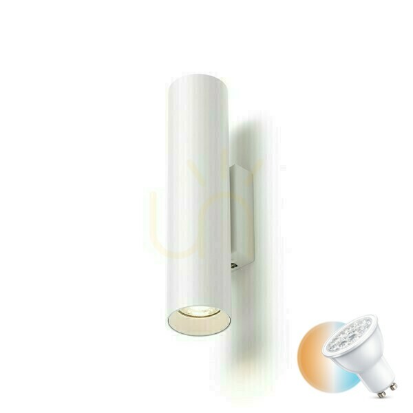 Jelölje be Fali lámpa Luke fali lámpa Fehér 230 V Led Gu10 2x7 W. Fali lámpa Luke fali lámpa Fehér 230 V Led Gu10 2x7 W.