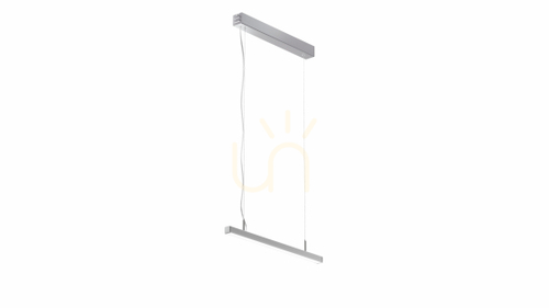 Jelölje be LUMINES Dileda ezüst anódos lámpatest. 4000K 60cm