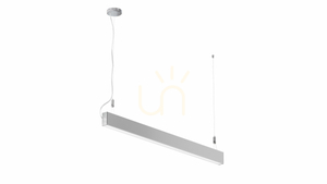 LUMINES DULIO lineáris LED lámpatest 180 cm 116,5W 4000K ezüst eloxált small 0