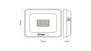 DRAGO 10W NW IP65 SLIM LED-es reflektor 10W NW IP65 small 1