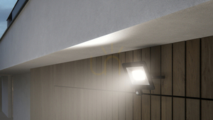 LED-es DRAGO 30 W-os, semleges fehér fényű, IP44-es PIR reflektor small 2