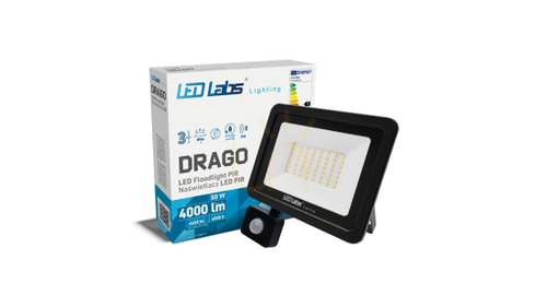 Jelölje be DRAGO 50W NW IP44 SLIM PIR LED reflektor 50W NW IP44 SLIM PIR LED reflektor
