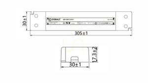 CobaltElectro PLV 24V 75W IP20 B LED tápegység 24V IP20 B small 1