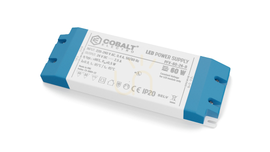 Előnézet CobaltElectro PFV 24V 60W IP20 B LED tápegység. CobaltElectro PFV 24V 60W IP20 B LED tápegység.