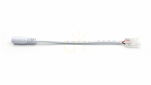 Jelölje be LED PRO D MINI csatlakozó 8 mm-es egyszínű LED szalagokhoz - DC 2.1/5.5 aljzat
