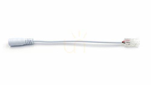 Jelölje be LED PRO D MINI csatlakozó 8 mm-es egyszínű COB LED csíkokhoz - DC 2.1/5.5 aljzat