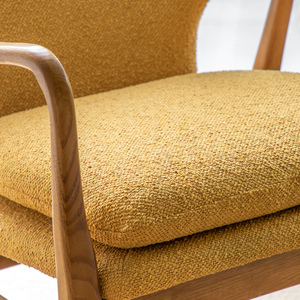 Gallery Direct Jensen okkersárga tölgy Mid-Century fotel 73 × 71 × 85 cm small 3