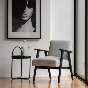 Gallery Direct Neyland Stone fotel fekete vázzal 61 × 73 × 80,5 cm small 2