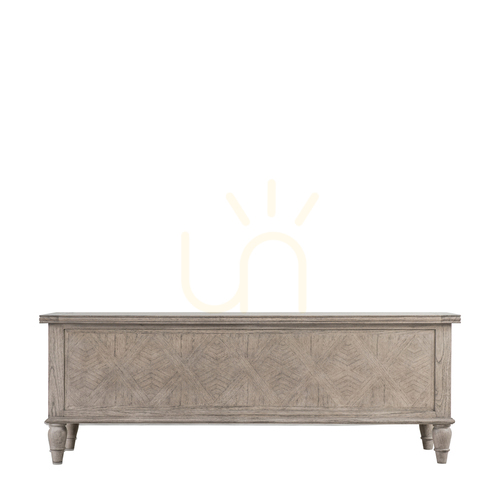 Jelölje be Előszobapad tárolóval Gallery Direct Mustique természetes fa 130x40x46 cm