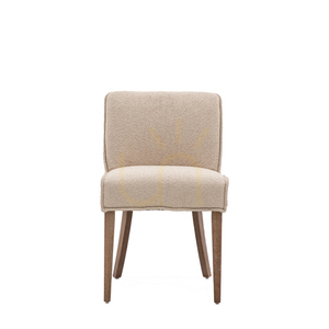 Gallery Direct Tarnby étkezőszékek, taupe, 2 darabos szett, Vintage Oak tölgy lábak, 51 cm ülésmagasság small 0
