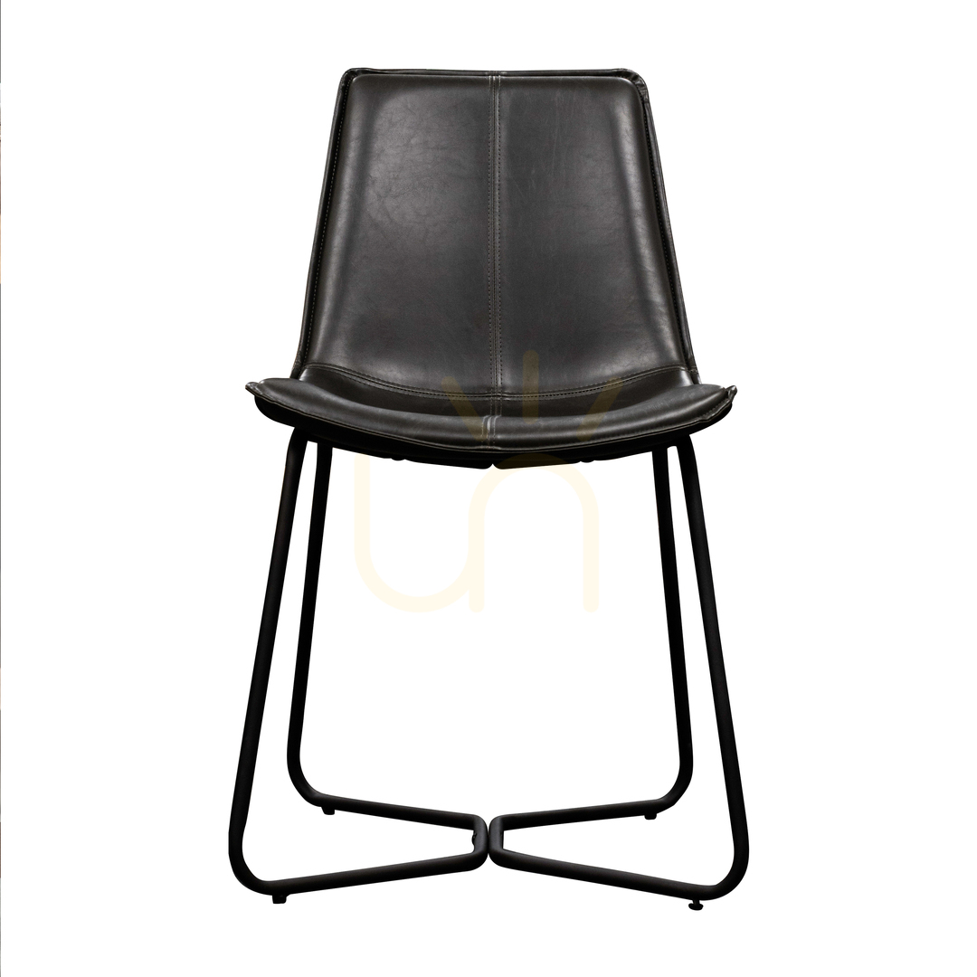 Jelölje be Szék Gallery Direct Hawking faszén PU műbőr fém 49x55x86 cm 2 db Szék Gallery Direct Hawking faszén PU műbőr fém 49x55x86 cm 2 db
