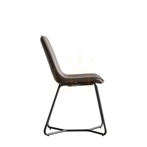 Szék Gallery Direct Hawking Ember PU bőr fém étkezőszék 2 db 4 Szék Gallery Direct Hawking Ember PU bőr fém étkezőszék 2 db small 4