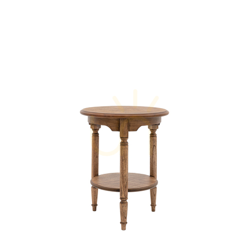 Jelölje be Oldalsó asztal Gallery Direct Highgrove 47,5x47,5x60 cm peroba mindi fa