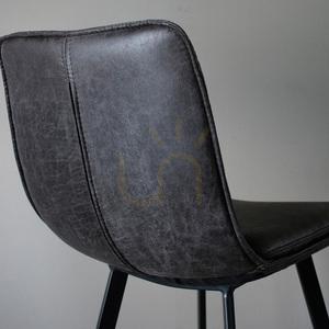 Gallery Direct Palmer szürke műbőr és fém bárszék, 75 cm ülésmagasság, 2 db small 3