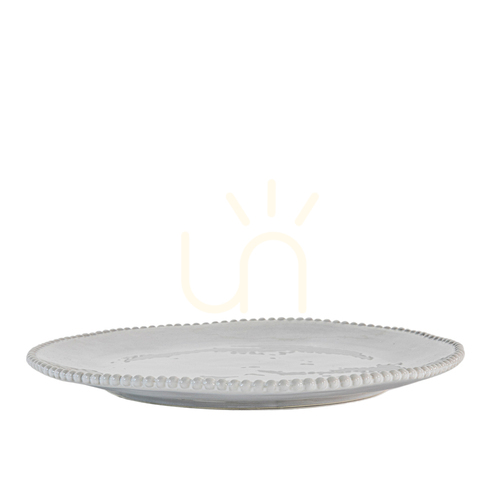 Jelölje be Porcelán tányér szett 4 db Gallery Direct organikus gyöngyös 28 cm természetes
