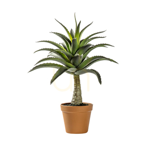 Mű agávé cserepes növény zöld 57 cm Gallery Direct 5059413399671 small 0