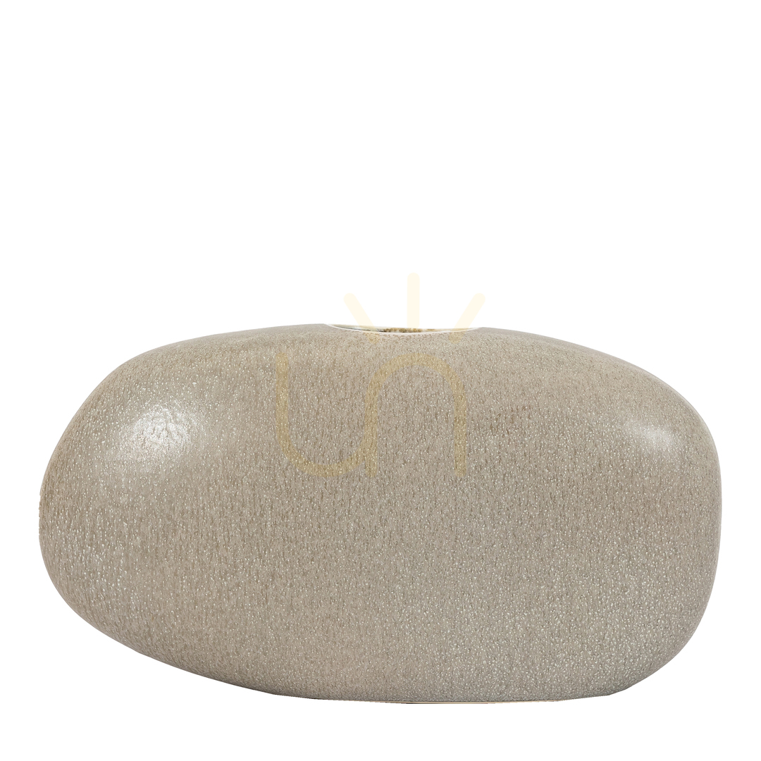 Kijelző Váza Gallery Direct Yui Pebble kőedény 34x9x19 cm kicsi Váza Gallery Direct Yui Pebble kőedény 34x9x19 cm kicsi