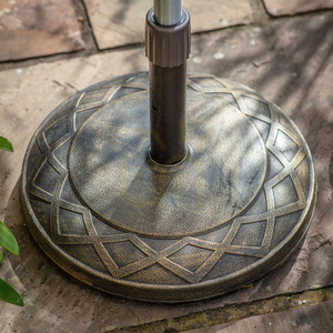Napernyőtalp Gallery Direct Vazzano fekete cement-acél 45 cm small 1