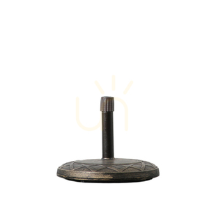 Napernyőtalp Gallery Direct Vazzano fekete cement-acél 45 cm small 0