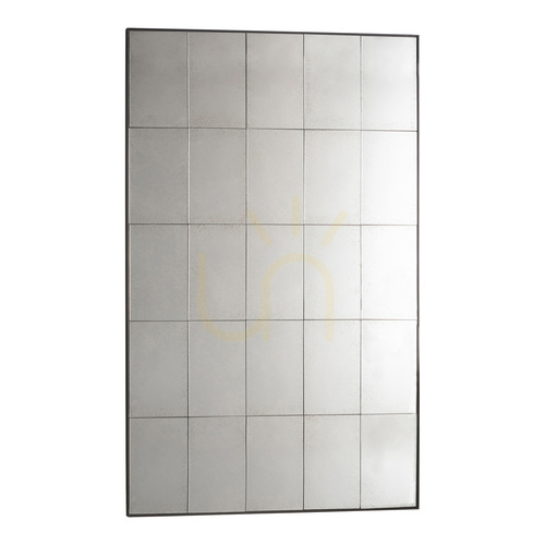Jelölje be Tükör Gallery Direct Boxley antik fém kerettel 100x160 cm