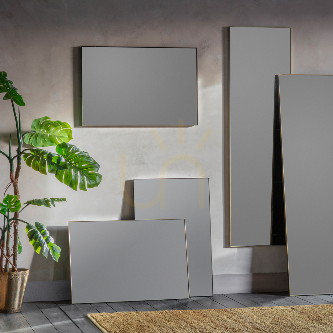 Előnézet Tükör Gallery Direct Hurston pezsgőszínű téglalap alakú 60x90 cm Tükör Gallery Direct Hurston pezsgőszínű téglalap alakú 60x90 cm