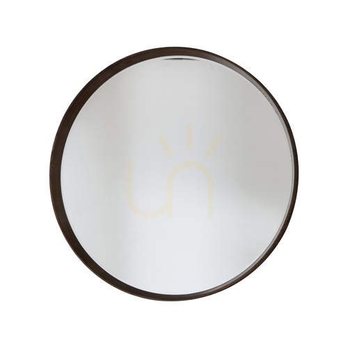 Jelölje be Kerek tükör Gallery Direct Keaton diófa kerettel 73,5 cm