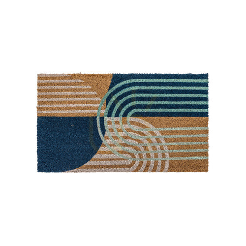 Jelölje be Lábtörlő Gallery Direct Navy Arch kókuszrost 40x70 cm