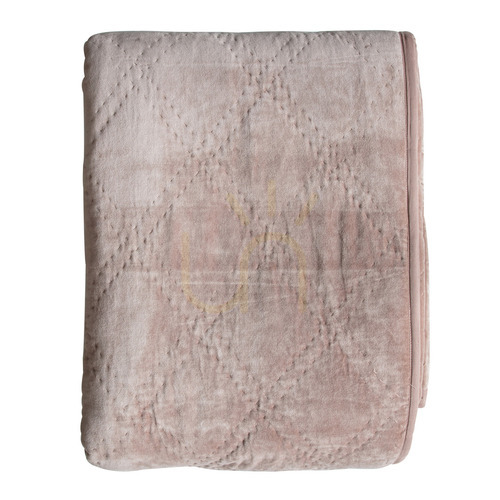 Jelölje be Ágytakaró Gallery Direct steppelt pamut bársony blush 240x260 cm 5059413137785