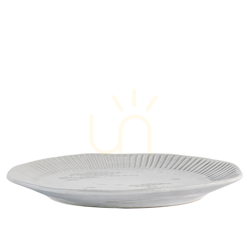 Jelölje be Porcelán tányérkészlet 4 db Gallery Direct organikus forma 28 cm természetes