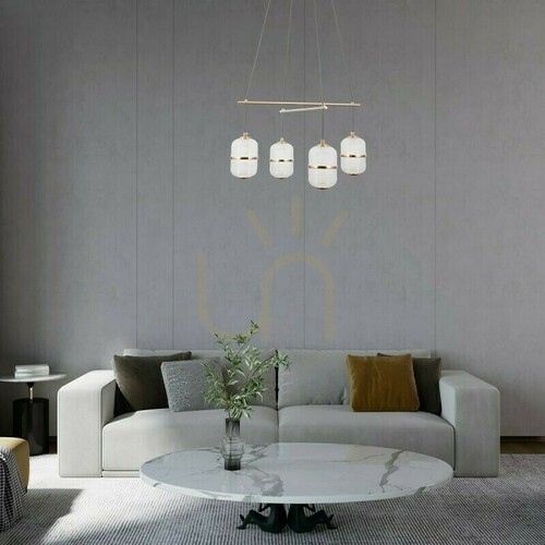 Jelölje be Italux Alani PND-34375-4-HBR függőlámpa arany, 4 égős LED 24 W 3000 K, 56 cm
