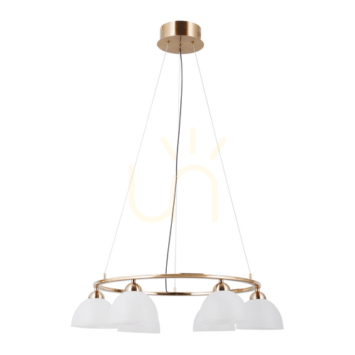 Jelölje be Italux Montiela LED függőlámpa aranysárga 6 pont 63 cm PND-34374-6-HBR