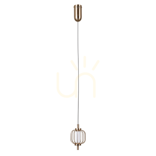 Jelölje be Függőlámpa Italux Pedro LED arany üveg 4W 3000K PND-34405-1-HBR