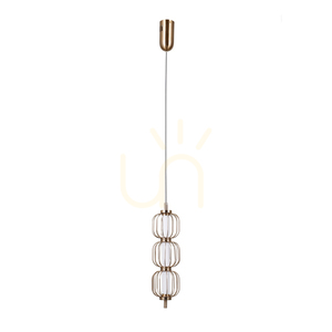 Függőlámpa Italux Pedro LED arany 3 pont 3000K PND-34405-3V-HBR small 0