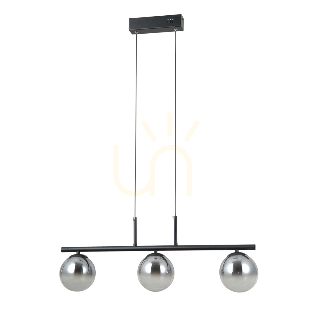 Jelölje be Italux Velada fekete LED 3 pontos függőlámpa PND-34381-3-BK Italux Velada fekete LED 3 pontos függőlámpa PND-34381-3-BK