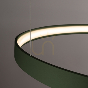 RIO 3 55/78/110 zöld olajzöld LED 3000K csillár small 3
