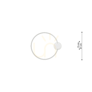 Plafond RIO 55 olajzöld LED 4000K small 9