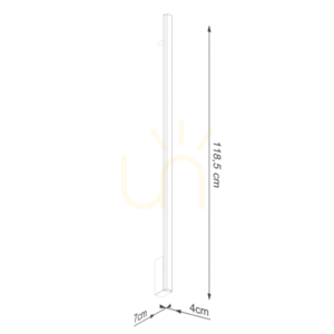 Fali lámpa LAGOM 120 bézs LED 3000K small 7